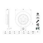 TARCZA HAM. BMW T. 3/4/5/6/7/X3/X4/X5/Z4/IX3 15- LE