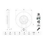 TARCZA HAM. BMW P. 3/4/5/6/7/8/X3/X4/X5/X6/X7/Z4 15- LE