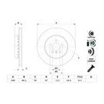 TARCZA HAM. BMW P. 3/4/5/6/7/X3/X4/X5/X6 2,0-3,0 15-