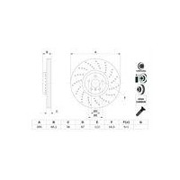 TARCZA HAM. BMW P. 5/6/7/8/X5/X6 1,6-4,4 15- PR