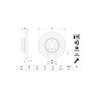 TARCZA HAM. BMW P. 5/6 3,0D/4,8 04-10