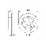 TARCZA HAM. BMW T. 2/X1 1,5-2,0 14- POWLEKANE