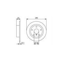 TARCZA HAM. BMW T. 2/X1 1,5-2,0 14- POWLEKANE