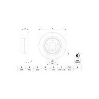 TARCZA HAM. BMW T. 1/3 1,6-2,0 03-12 POWLEKANE