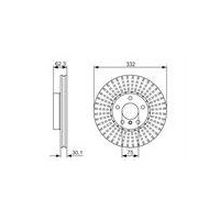 TARCZA HAM. BMW P. X5/X6 2,0-3,0 10-18