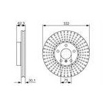 TARCZA HAM. BMW P. X5/X6 2,0-3,0 10-18