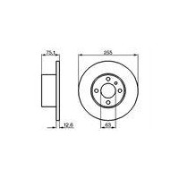 TARCZA HAM. BMW P. 3 E21 1,6-2,0 75-83