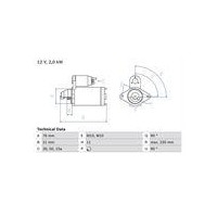 986022880 ROZRUSZNIK BMW 3 E46 3,0 04- REGENEROWANY - Części oryginalne BMW Łódź | Sklep internetowy BMW