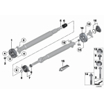 Łożysko igiełkowe podpory wału BMW E31 E32 E34 E81 E84 X1 E90 E91 E92 F01 F06 F07 F10 F11 F20 F30 G05 G11 G20 G30 - 26121225002