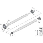 Łożysko igiełkowe podpory wału BMW E31 E32 E34 E81 E84 X1 E90 E91 E92 F01 F06 F07 F10 F11 F20 F30 G05 G11 G20 G30 - 26121225002