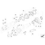 Płyta osłona przeciwpyłowa BMW E28 E30 E32 E34 E36 E38 E39 E53 E60 E65 E83 X3 - 26111225088