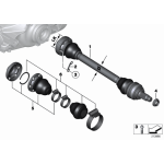 Śruba torx wałka przekazania napędu BMW E31 E38 E39 E60 E61 E63 E64 E82 E90 E92 E93 - 33211227944