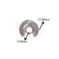 Panel rozbryzgiwujący, tarcza hamulcowa