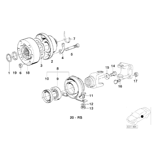 Podkładka uszczelniająca BMW E24 E28 E30 E32 E34 E38 E39 VL-93 - 26111229502