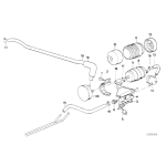 Poduszka gumowa BMW E30 E28 E24 628 633 635 M6 518 520 525 528 533 535 M5 316 318 323 324 325 M3 - 61211243530