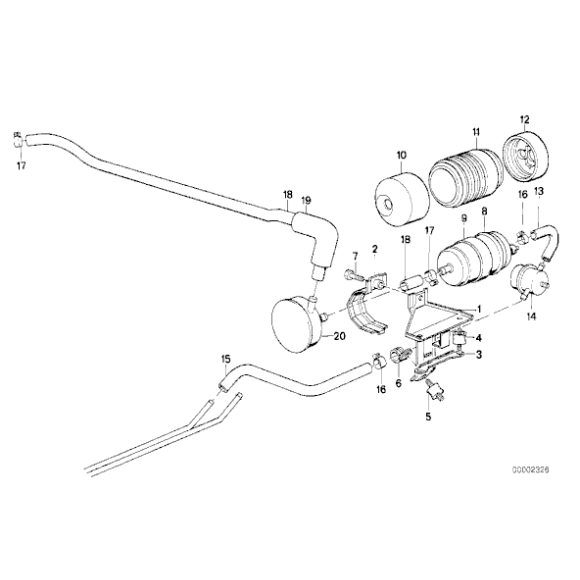 Poduszka gumowa BMW E30 E28 E24 628 633 635 M6 518 520 525 528 533 535 M5 316 318 323 324 325 M3 - 61211243530