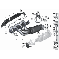 11621711954 Nakrętka kolektora BMW E30 E34 E32 E31 E28 E21 - 11621711954 - Części oryginalne BMW Łódź | Sklep internetowy BMW