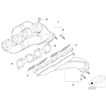 11627505789 Uszczelka kol. wydechowego BMW E34 E32 E39 E38 X5 V8 M60 M62 - 11627505789 - Części oryginalne BMW Łódź | Sklep internetowy BMW