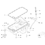 11431247530 Miarka poziomu oleju BMW E36 E46 Z3 316i 318i M43 - 11431247530 - Części oryginalne BMW Łódź | Sklep internetowy BMW