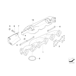 Uszczelka kol. wydechowego BMW E46 E39 E90 E60 E87 X3 X5 E38 730d 520d 525d 530d 318s 320d 325d 330d - 11627798177