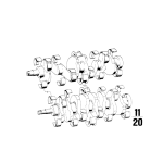 Panewka oporowa niebieska BMW 114 E12 E21 E28 E30 NK - 11211250300