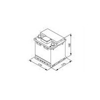 AKUMULATOR 12V 44AH/420A L-  175X175X190 S4