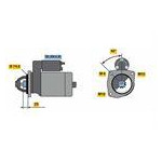 ROZRUSZNIK 12V, 2,2KW BMW 3 E90, 3 E92, 3 E93 4.0 03.07-12.13