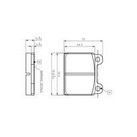Zestaw klocków hamulcowych, hamulce tarczowe