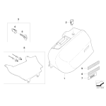 Kpl. bębenek zamek kufra BMW K27 K28 K29 K40 K43 K71 K73 - 51257688841