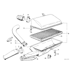 13721257060 Wkład filtra powietrza BMW E12 520 M10 - 13721257060 - Części oryginalne BMW Łódź | Sklep internetowy BMW