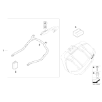 Kołek blokujący mocowanie kufra K40 K43 K1200S K1300R K1200R - 71607692134