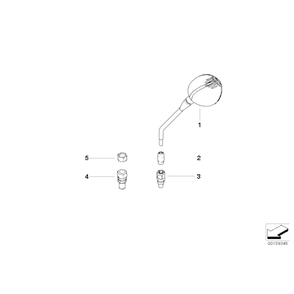 Osłona lusterka BMW K21 K22 K23 K25 K27 K50 K51 K80 K81 - 51167698437