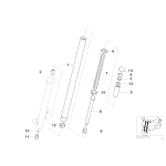 O-Ring widelca przód BMW K71 K73 F800 - 31427702836