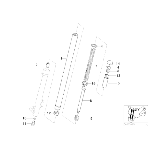 O-Ring widelca przód BMW K71 K73 F800 - 31427702836