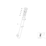 Osłona elastyczna pierścień przeciwpyłowy widelca BMW K71 K73 F800GT F800ST F800R - 31427702838