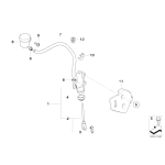 Zbiornik wyrównawczy BMW K70 K72 K75 F700GS F650GS F800GS - 34217706055