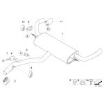 Śruba  BMW E71 K02 K03 K21 K22 K23 K25 K27 K46 K47 K48 K52 K54 K61 K70 K71 - 51117707528