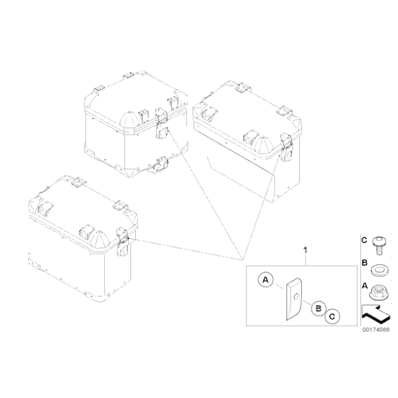 71607713577 Patrz Informacja Serwisowa, Kpl. osł. odpowietrz. - 71607713577 - Części oryginalne BMW Łódź | Sklep internetowy BMW