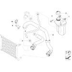 Zbiornik wyrównawczy płynu chłodzącego MINI R50 One 1,4d W17 - 17137790634
