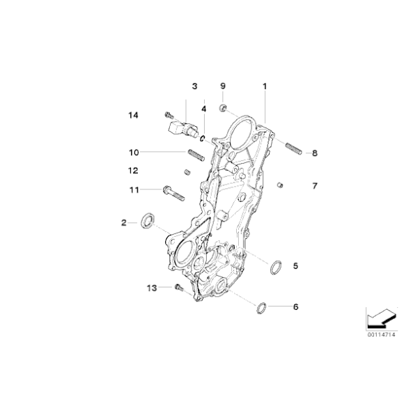 13627791127 Czujnik wałka rozrządu MINI R50 One D - 13627791127 - Części oryginalne BMW Łódź | Sklep internetowy BMW