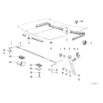 Odbojnik obudowy filtra powietrza BMW E12 E23 E24 E28 E3 528 533 535 728 733 745 735 628 635 - 13711263819