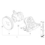 Koło pasowe BMW E90 E91 E92 E93 325 330d 330xd M57N2 - 32427793983