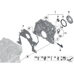 Uszczelka obudowy rozrządu BMW E60N E70N E83N E87N E90 E91 F01 F10 F15 M550dX 525d 535d 530d 730d 750d 325d 330d 118d 123d 111 11147797491 Części oryginalne BMW Łódź | Sklep internetowy BMW