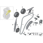 Śruba rozrządu sworzeń łożyskowy BMW E60 E70 E81 E83 E84 E90 E91 F01 F06 F10 F11 F12 F15 F20 F21 F30 F31 F39 F45 F48 MINI G01 G0