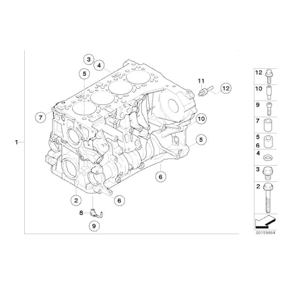 11427797919 Dysza wtrysku oleju BMW E60N E81 E84 X1 E90 E91 F07 F10 F11 F15 F20 F21 F30 MINI R60 R61 - 11427797919 - Części oryginalne BMW Łódź | Sklep internetowy BMW