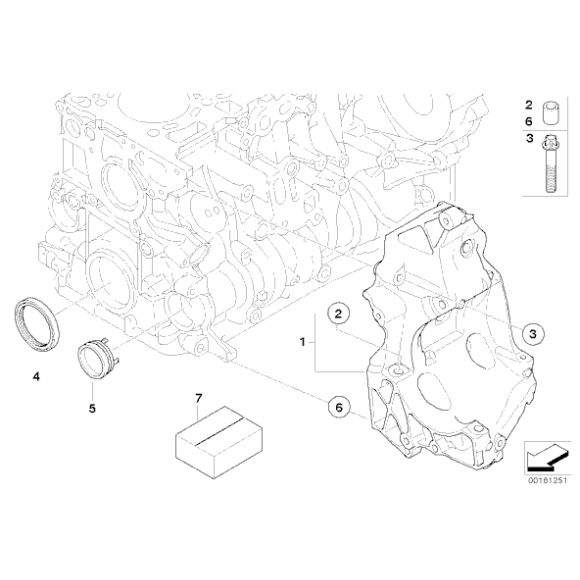 Pokrywka brok BMW E60 E81 E83 E90 F10 F15 F20 F30 F25 F45 F48 MINI G01 G05 G20 G30 G31 - 11117797932