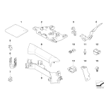 12517799471 Płyta mocująca BMW E60 E61 E65 E83 X3 E90 E91 E92 E93 - 12517799471 - Części oryginalne BMW Łódź | Sklep internetowy BMW