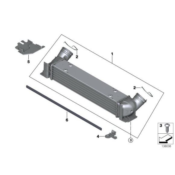 Chłodnica powietrza doładowującego intercooler BMW X1 E84 E90 E91 E92 335d 25dX - 17517800682
