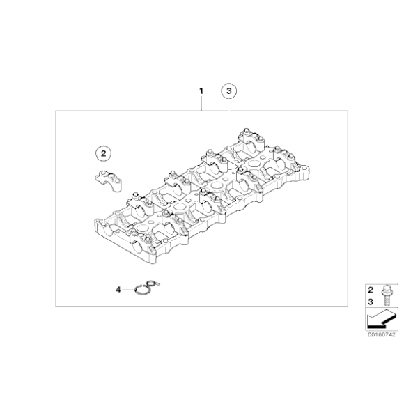 11317801703 Uszczelka głowicy BMW E60 X3 X5 X6 X1 E87 E90 F01 F10 F20 F30 Mini - 11317801703 - Części oryginalne BMW Łódź | Sklep internetowy BMW