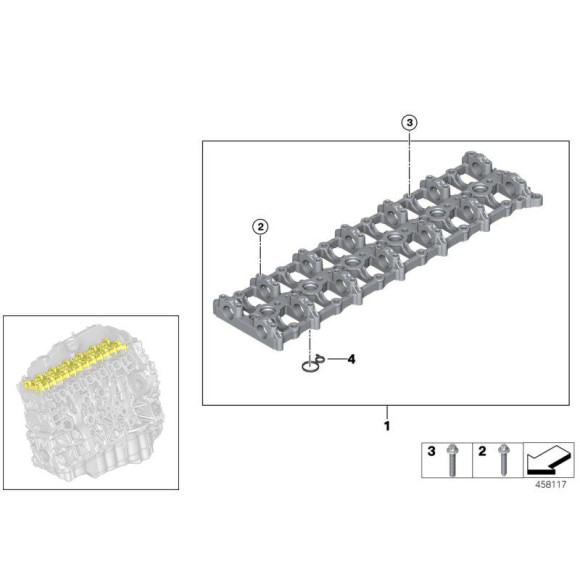 11317801703 Uszczelka głowicy BMW E60 X3 X5 X6 X1 E87 E90 F01 F10 F20 F30 Mini - 11317801703 - Części oryginalne BMW Łódź | Sklep internetowy BMW